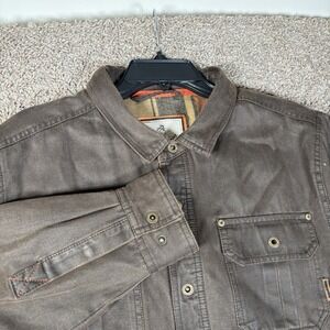 Legendary Whitetails Men's Journeyman Flannel Lined Shirt Jacket Medium Gorpcore